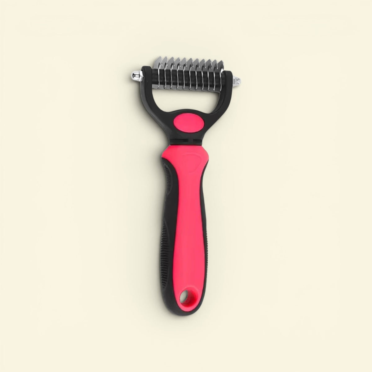 Gant de Brossage Chat & Démêloir à Lames — Pack Anti-Poils et Nœuds